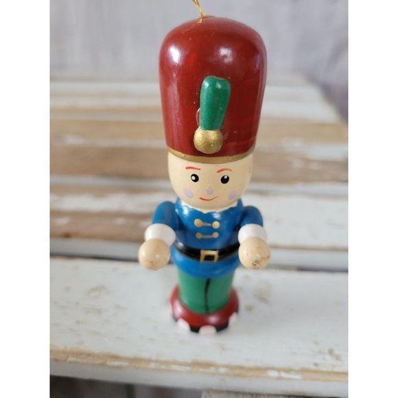 Russ nutcracker soldier guard vintage ornament Xmas holiday tree - Picture 1 of 5